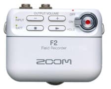 Image of Field Audio Recorder 32-bit with Lavalier Mic, White - F2(W)
