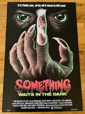 Image of Poster Something Waits in the Dark 430mm x 640mm (bid bigger than A2)