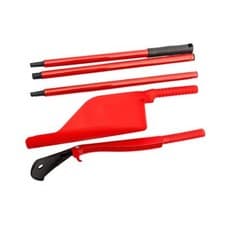 Image of Gutter Care Cleaning Tool 5 Piece Set Removable Portable Eaves Drain