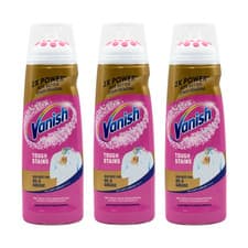 Image of Vanish Tough Stains Pre-Treat Stain Remover Gel 200ml - 3 Pack