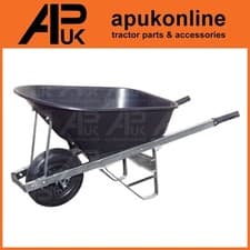 Image of Large Wheelbarrow 120L Puncture Free Tyre Farm Mucking Out Muck Mulch Feed
