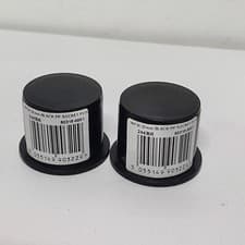 Image of 2x FloPlast WP30B Push Fit Waste Socket Plug Black 32mm
