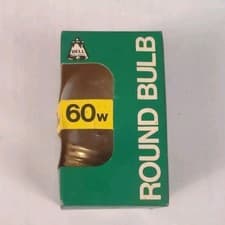 Image of Vintage BELL 60W 240V ES E27 Warm White Golf Ball 45mm Clear Round