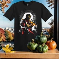 Image of Retro Marvel Daredevil Silhouette T-shirt T shirt Men Women Unisex Tshirt SY654