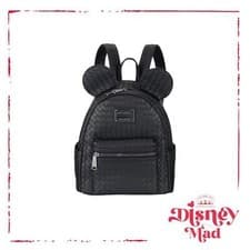 Image of Mickey Mouse Woven Loungefly Mini Backpack Disney Parks
