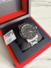 Image of Genuine ~ Tissot Supersport Chronograph Quartz Black Dial Men Watch ~ With Bill