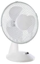 Image of OFFER 9 Inch 23W Air Cooling Oscillating Table Desk Fan Home Office 2 Speed Tilt