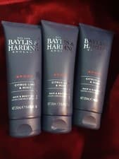 Image of Baylis & Harding SPORT Citrus Lime & Mint Hair & Body Wash 250 ml X 3