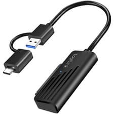 Image of LogiLink AU0062 USB Adapter USB 3.2 1st Gen USB-A to USB-C 20 cm