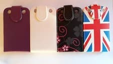 Image of Vertical PU leather, flip style phone case, cover to fit Blackberry Curve 9320