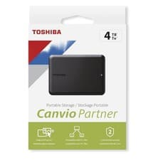 Image of Toshiba Canvio Partner 4TB Portable 2.5’’ External Hard Drive, USB 3.2