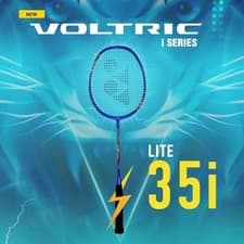 Image of YONEX Voltric Lite 35i Blue Strung Badminton Racquet (Pack of: 1, 77 g) | Case