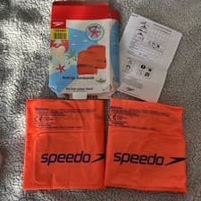Image of Speedo Kids Roll Up Armbands Size 2-12 Years 15-60kg Swimming Aid