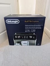 Image of DeLonghi Eletta Explore ECAM450.86.T Bean to Cup Coffee Machine Titanium 1450W