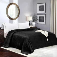 Image of Faux Fur Mink Sofa Bed Throw Blanket Single Doube & King Size Mink Fur Throw