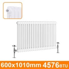 Image of Traditional 2 3 4 Column Radiator Horizontal Vertical Rads Cast Iron Style