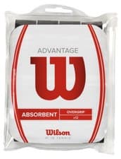 Image of 12 Wilson Advantage Grips/Overgrips - Black - Free P&P