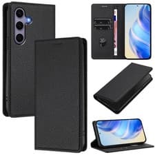 Image of For Samsung Galaxy S Series Phone Case Luxury Genuine Leather Flip Wallet Cover