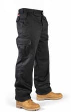 Image of Lee Cooper Hose LCPNT205 Mens Workwear Cargo Trousers Black