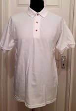 Image of NEW Gildan Activewear Men's White Polo Shirt - M