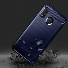 Image of Case for Samsung Galaxy A20e Slim Shockproof Silicone Gel RUGGED Phone Case BLUE