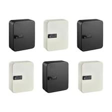 Image of Key Lock Box Combination Lock Keys Cabinet Security Key Box Space Saving Iron
