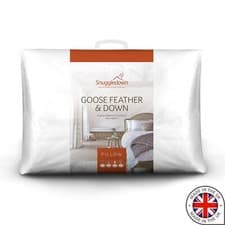 Image of Snuggledown Signature Goose Feather & Down Medium Support Back Sleeper Pillow