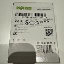 Image of WAGO 750-430 8-Channel Digital Input PLC Module - New