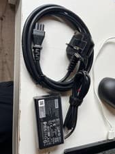 Image of Laptop Charger 65 watt USB Type C- AC Power Adapter for Lenovo ThinkPad-UK cable