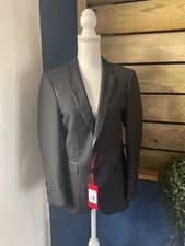 Image of Hugo Boss ARWET Blazers In Black 44 RRP £299 GB4