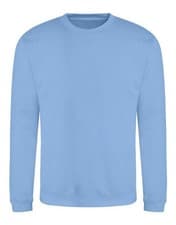 Image of AWDis Mens Crew Neck Sweatshirt Plain Sweat Top Casual Pullover Jumper S - 2XL