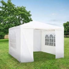 Image of Airwave 3m x 3m Party Tent Marquee with FREE Windbar, Water Resistant, 4 Sides