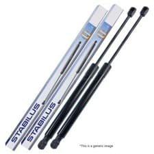 Image of 2x Stabilus Rear Boot Tailgate Gas Strut Spring 571943 - GENUINE - 5 YR WARRANTY