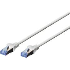 Image of Digitus DK-1532-010 Network cable Cat 5e SF/UTP Grey 1.00 m Twisted pairs