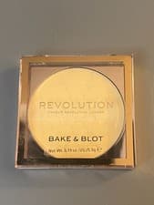 Image of NEW Makeup Revolution London Bake and Blot Banana Setting Powder!