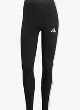 Image of adidas Women's ESSENTIALS 3-STRIPES COTTON LEGGINGS, Black/White, M
