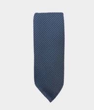 Image of Hugo Boss Men's Blue Polyester Dress Tie Brand New 6cm Smart