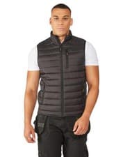 Image of Stanley Gilet Bodywarmer Lightweight Quilted Insulated Zip Up Work Vest Jacket