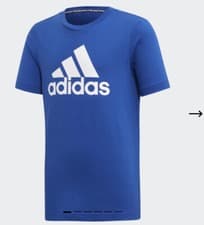 Image of Boys Adidas Brand New Must Haves Badge Of Sport T - Shirt Age 7-8