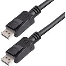 Image of Startech 7M Displayport Cable With Latches M/M 7M/23Ft Displayport To Displaypor