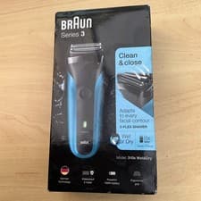 Image of Braun Series 3 Clean & Close Model 310s Wet & Dry Electric 3 Flex Shaver