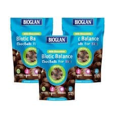 Image of Bioglan Biotic Balance Choc Balls Milk 75g x 3 Delicious Probiotic Snack