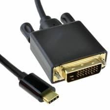 Image of USB 3.1 Type C to DVI-D Male Plug 4K 30Hz Adapter Cable 1m/2m/3m/5m