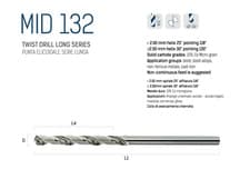 Image of MID132 5xD Solid Carbide High Performance Drills for CNC Standard sizes 3-12mm