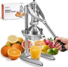 Image of Manual Citrus Juicer for Orange, Pomegranate, Lemon & Lime,Max Juice Extraction
