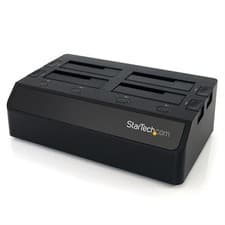 Image of StarTech 4-Bay USB 3.0 to SATA Hard Drive Docking Station USB Hard Drive Dock...