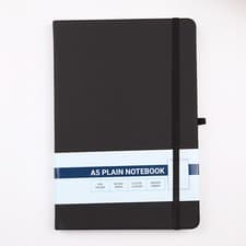 Image of Lined Notebook A6 / A5 / A4 Hardback Ruled Notepad Notes Journal Premium Book
