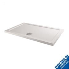 Image of 1000x900mm Shower Tray Rectangular Low Profile Premium Anti-Slip FREE Waste