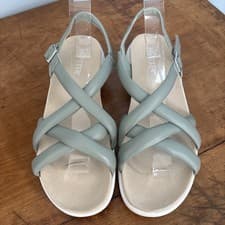 Image of HOTTER 'Seek' Sage Green Sandals UK 6D