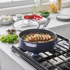 Image of GreenPan Saute Pan with Lid, 30cm in Grey